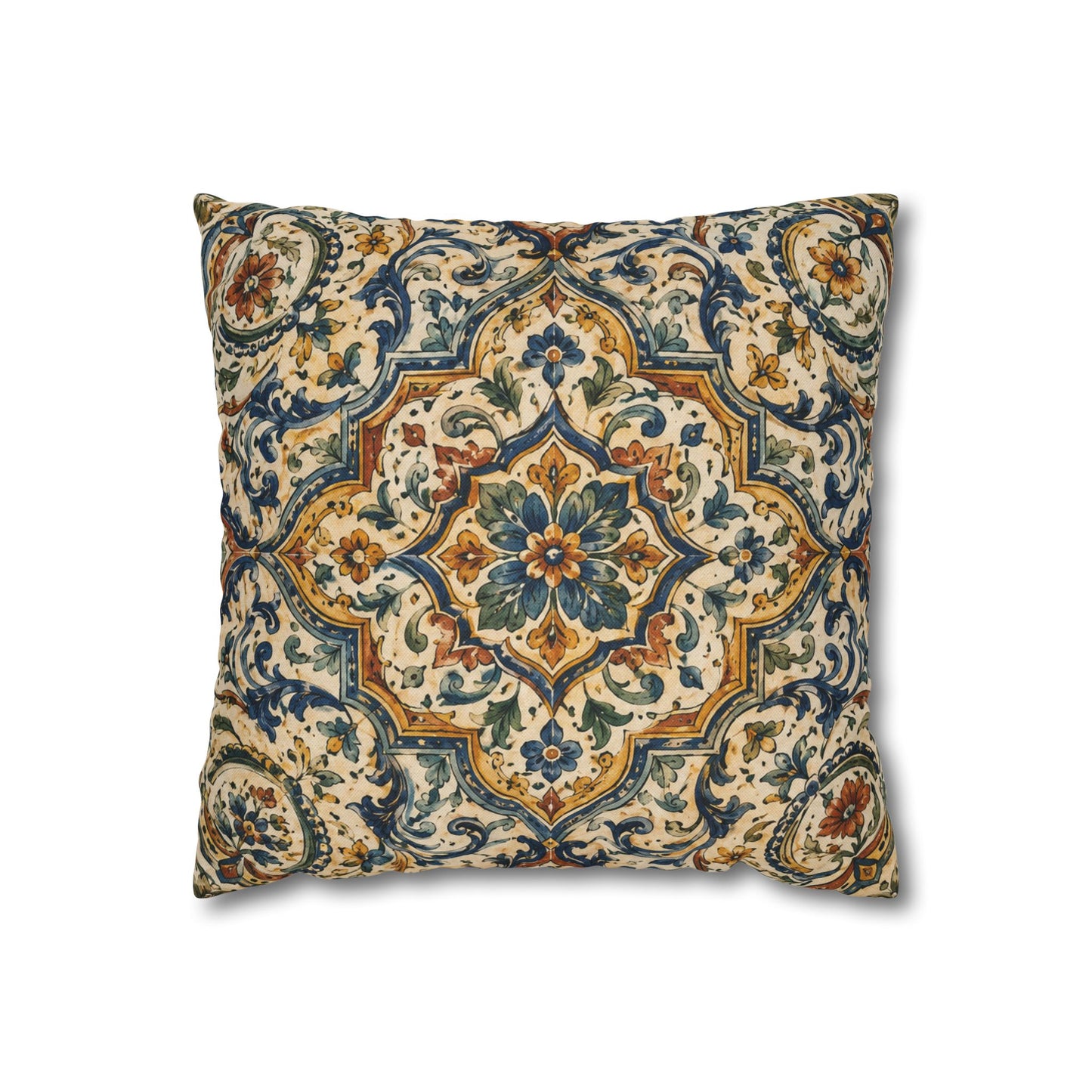 Moroccan Spanish Pillow Case Cover