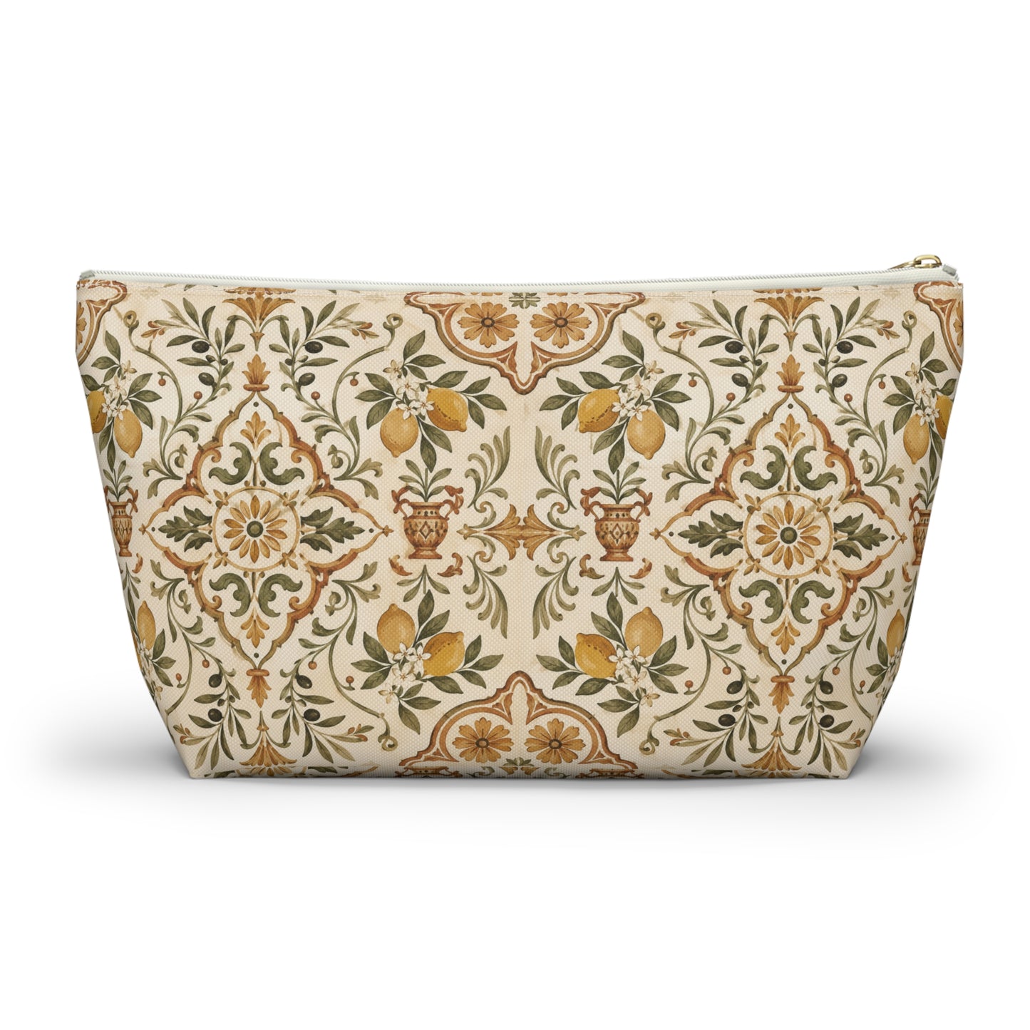 Mediterranean Moroccan Lemon Makeup Bag