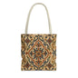 Full Art Moroccan Ornate Traditional Canvas Tote Bag