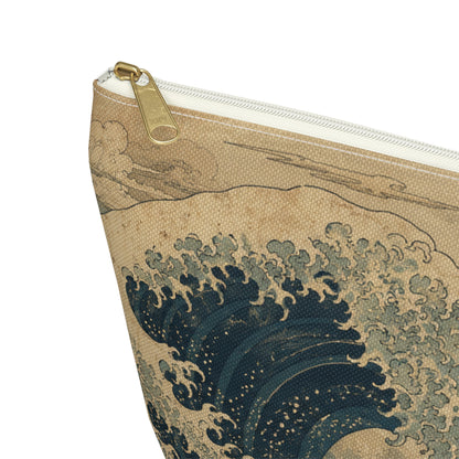 Vintage Japanese Wave Make Up Accessory Bag