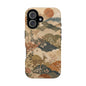 Vintage Japanese Animal Landscape Magnetic Impact-Resistant iPhone Cases