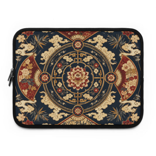 East Asian Mandala Laptop Sleeve Case