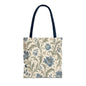 William Morris Blue Floral Vine Full Art Tote Bag