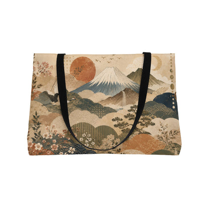 Vintage Japanese Painting Weekender Tote Bag