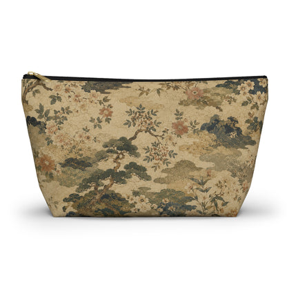 Vintage Japanese Floral Make Up Accessory Bag