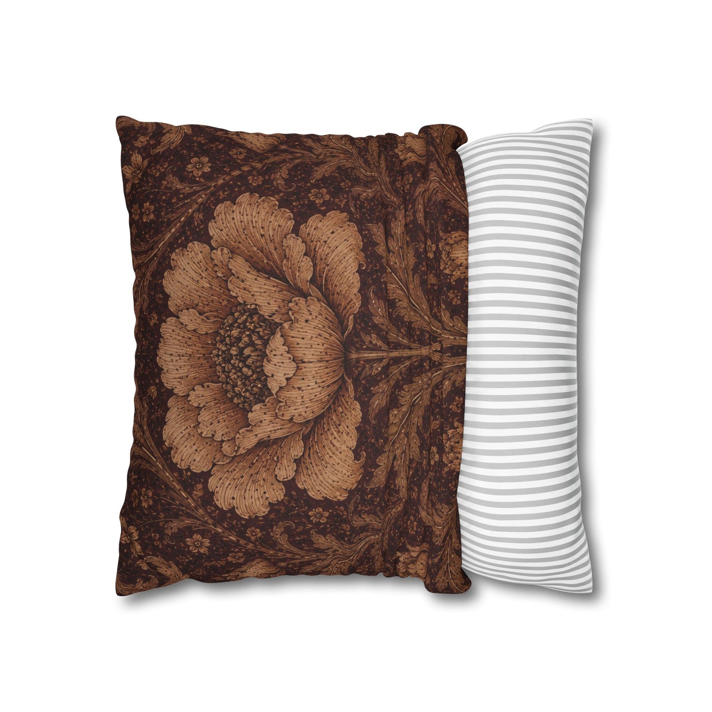 William Morris Floral Damask Rose Pillowcase Cover