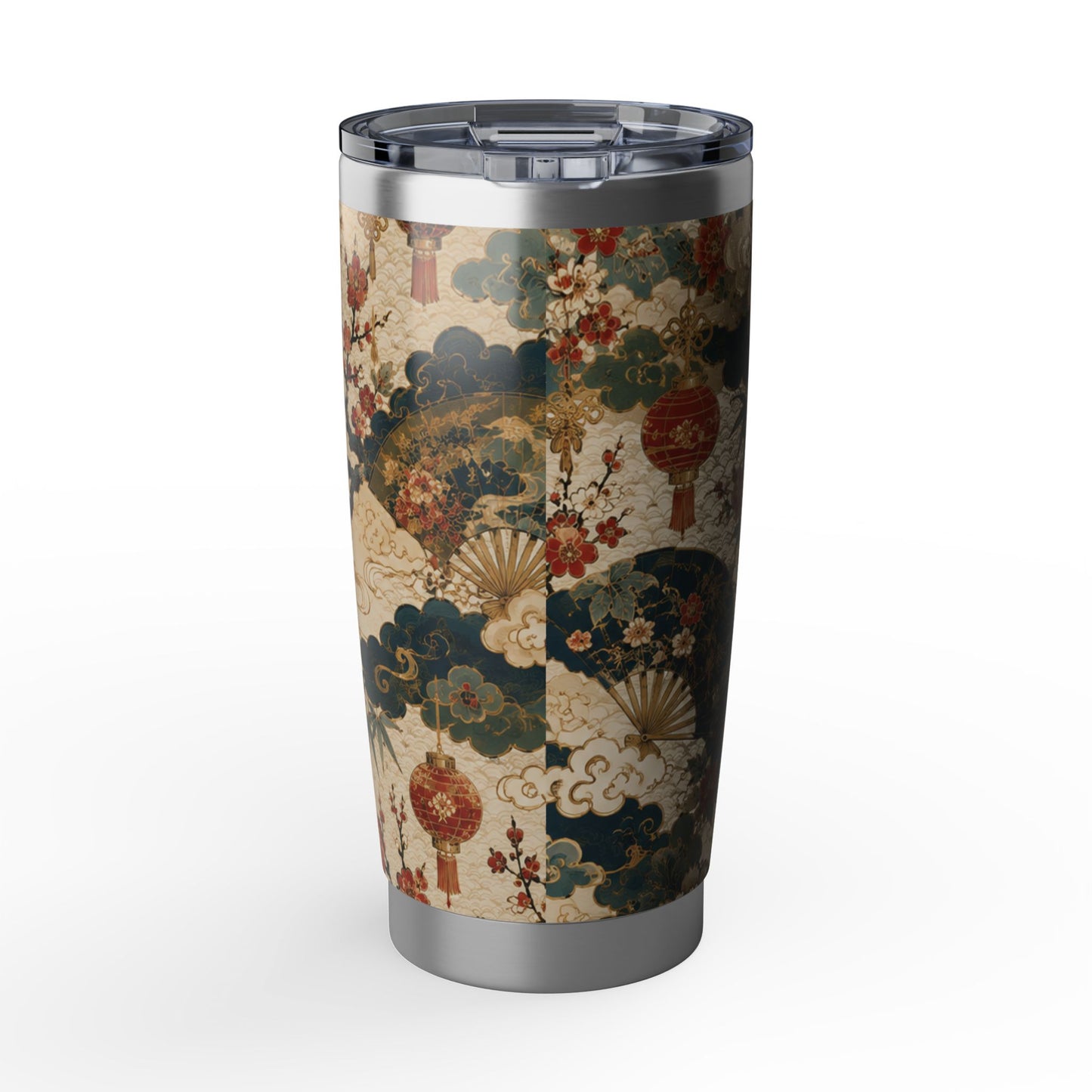 East Asian Vintage Landscape Tumblr l 20oz Stainless Steel Water Bottle