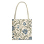 William Morris Blue Floral Vine Full Art Tote Bag