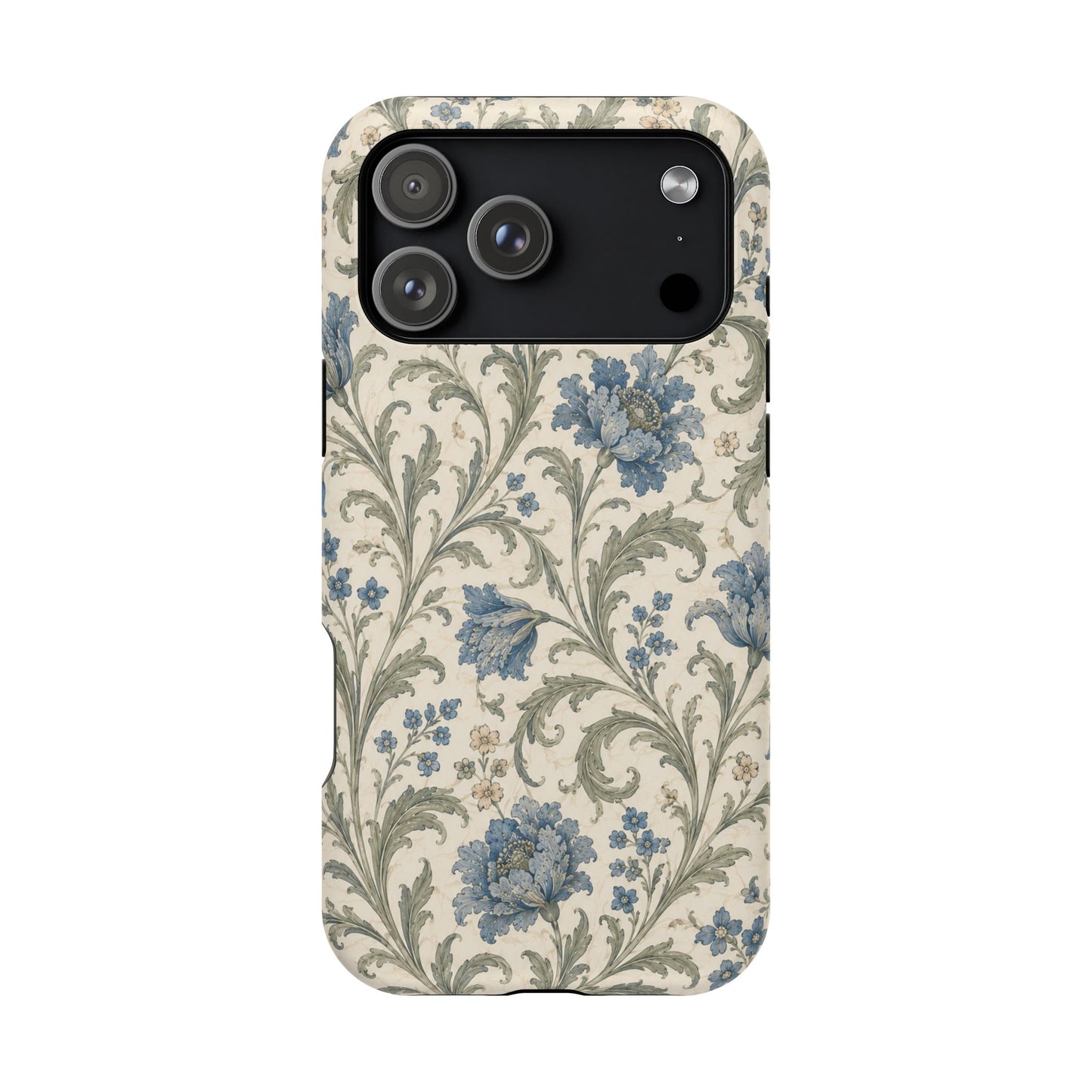 William Morris Floral Blue Magnetic iPhone Cases