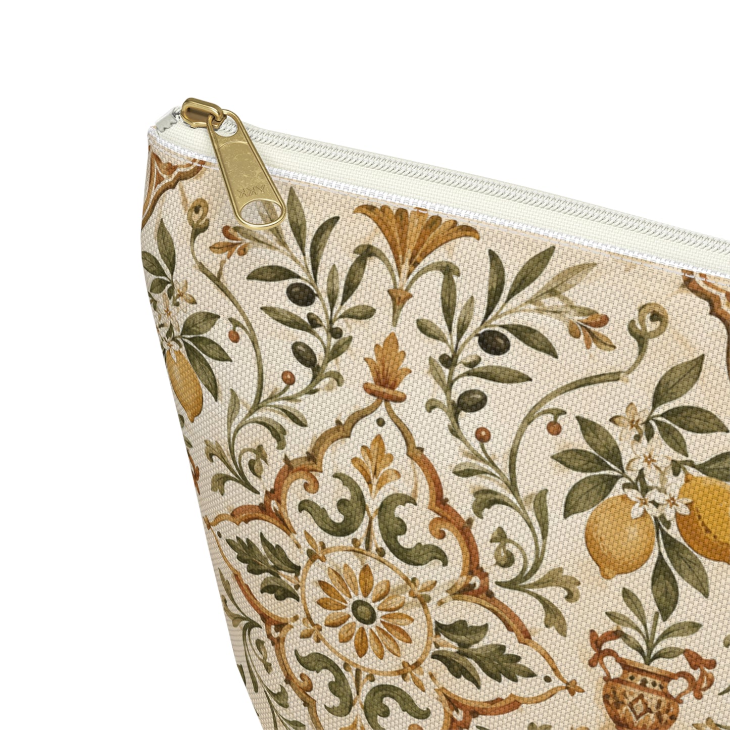 Mediterranean Moroccan Lemon Makeup Bag