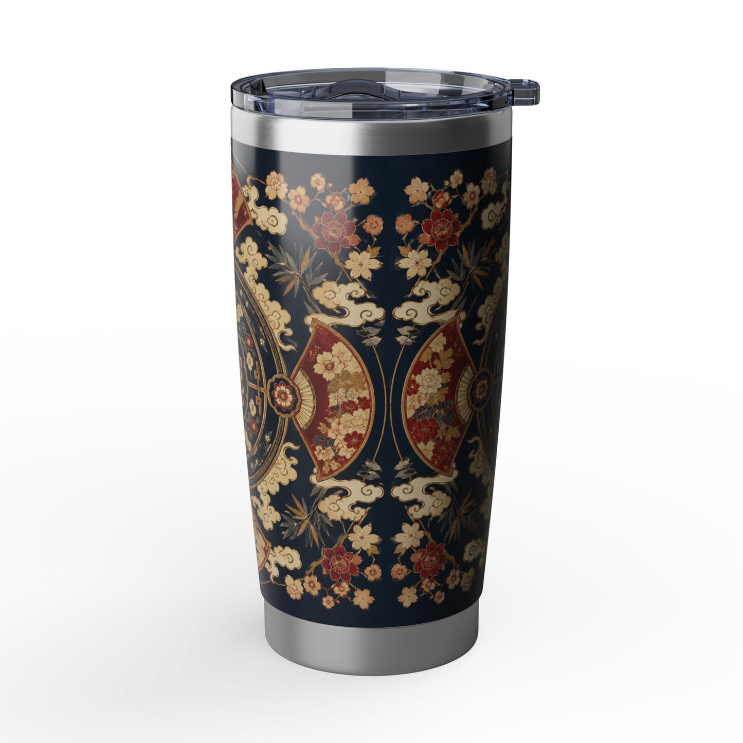 East Asian Mandala Tumbler | 20oz Water Bottle