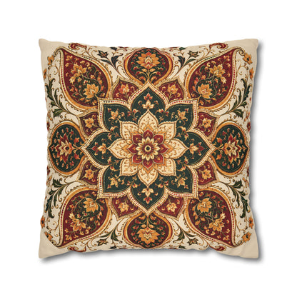 Indian Vintage Floral Mandala Bohemian Pillow Case cover