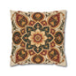 Indian Vintage Floral Mandala Bohemian Pillow Case cover