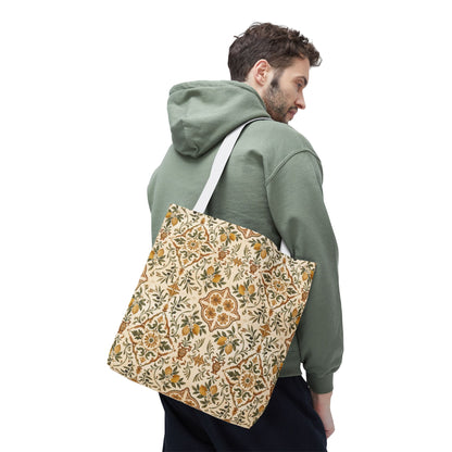 Mediterranean Moroccan Lemon Ornate Tote Bag
