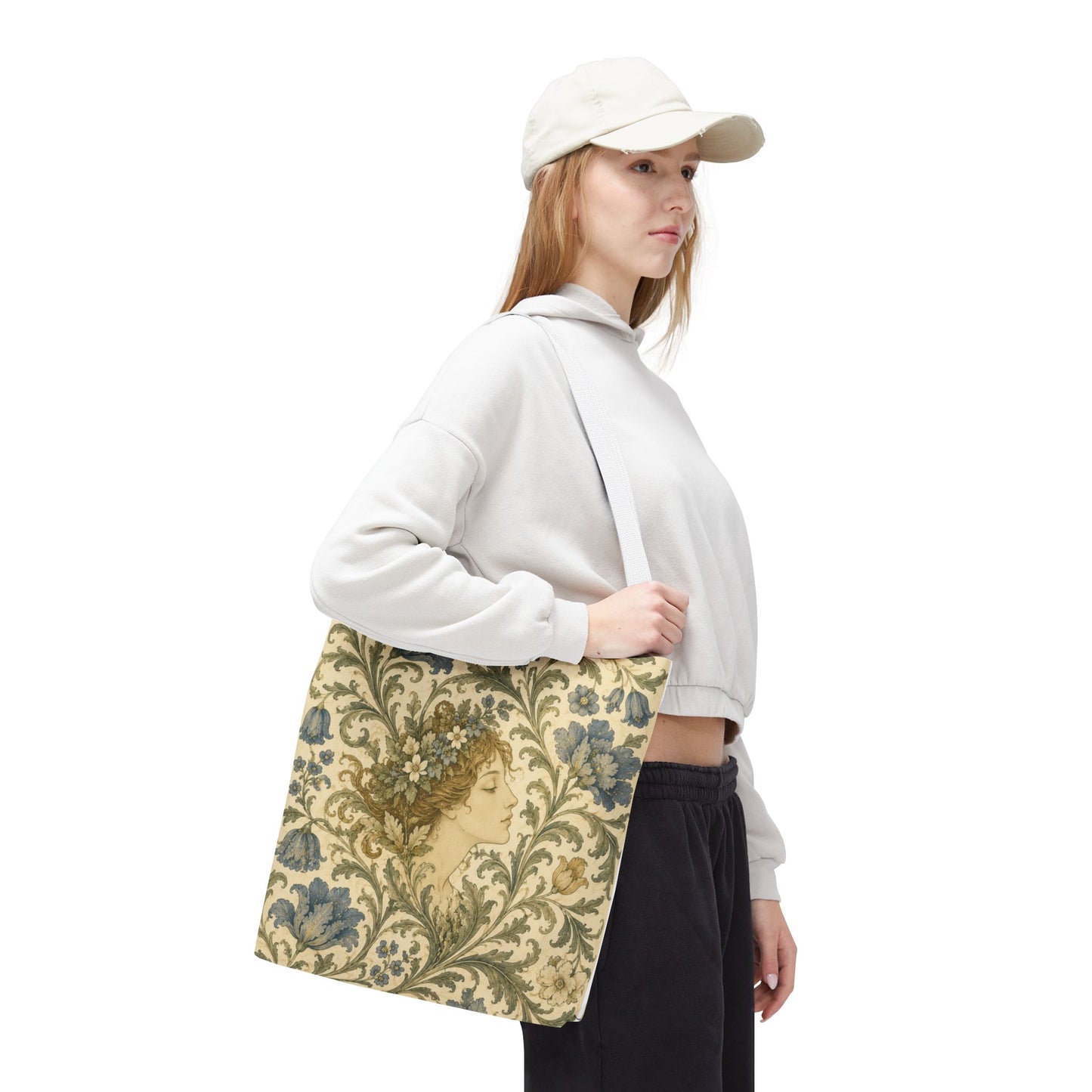 William Morris Vintage Portrait Full Art Tote Bag