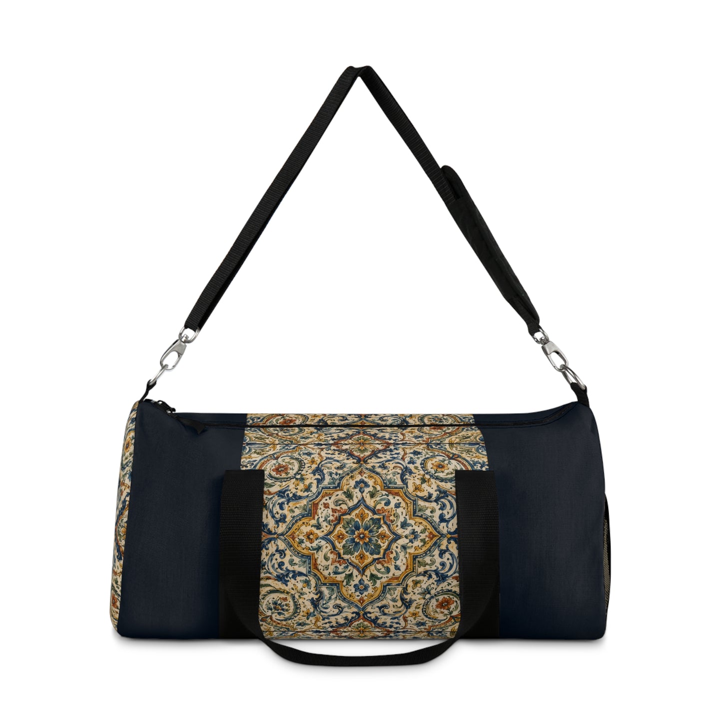 Mediterranean Spanish Navy Blue Gym Duffle Bag