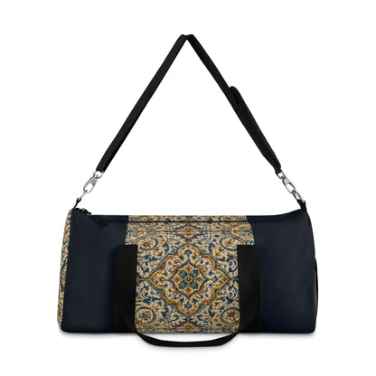 Mediterranean Spanish Navy Blue Gym Duffle Bag