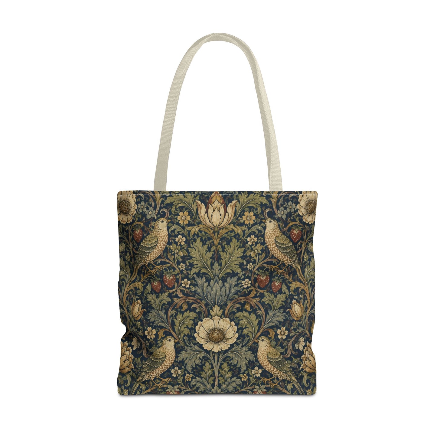 William Morris Vintage Bird Full Art Tote Bag
