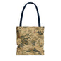 Vintage Japanese Floral Painting Full Art Tote Bag
