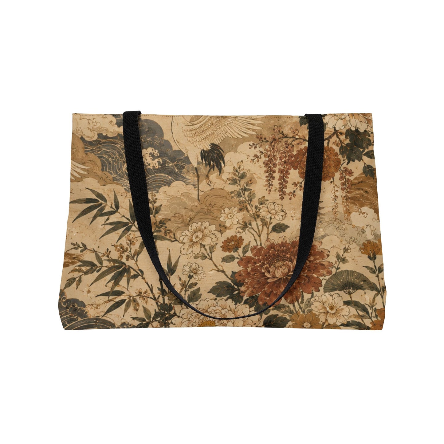 Vintage Japanese Landscape Painting Weekender Tote Bag