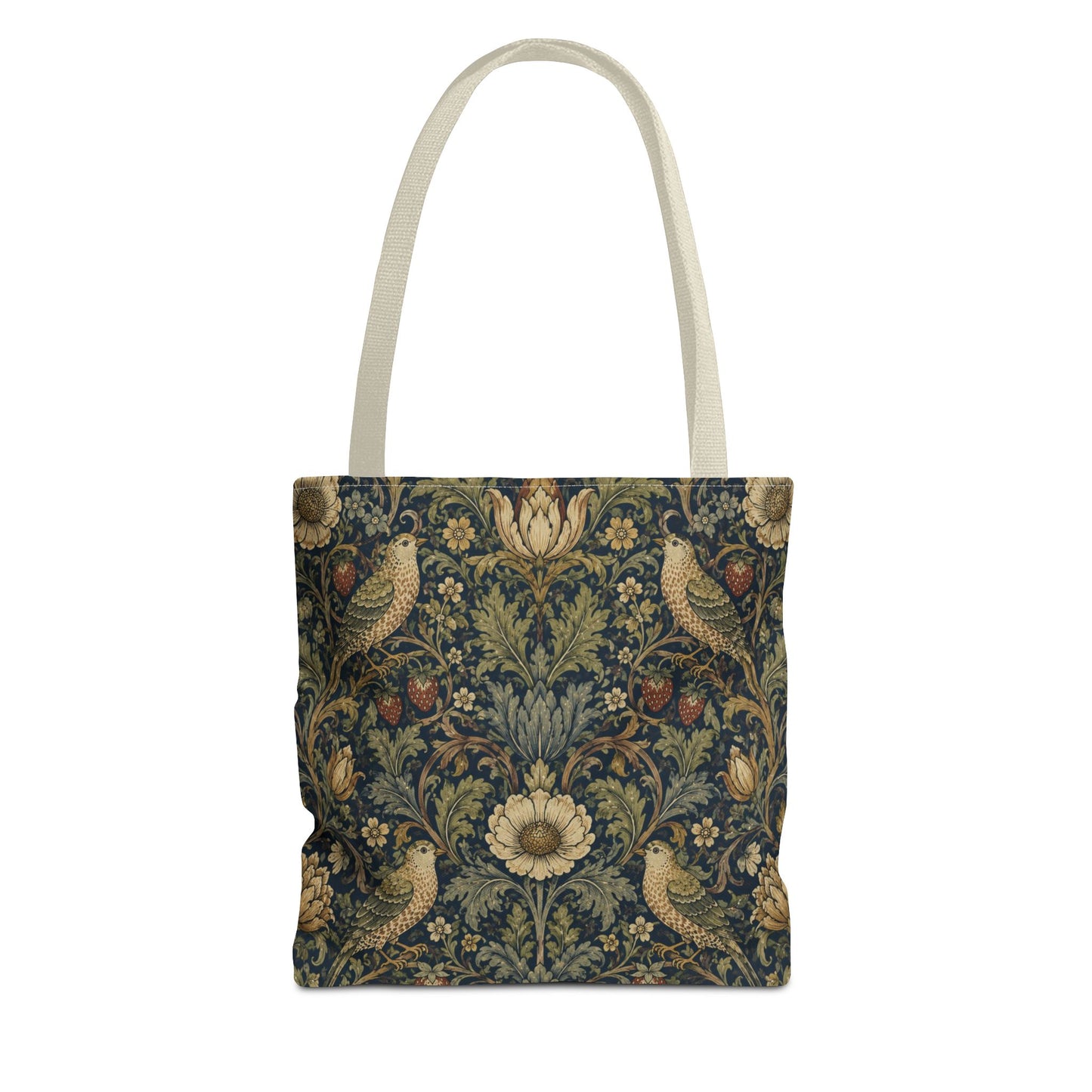 William Morris Vintage Bird Full Art Tote Bag