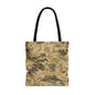 Vintage Japanese Floral Painting Full Art Tote Bag