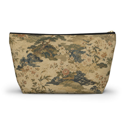 Vintage Japanese Floral Make Up Accessory Bag