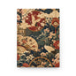 East Asian Floral Crane Hardcover Journal