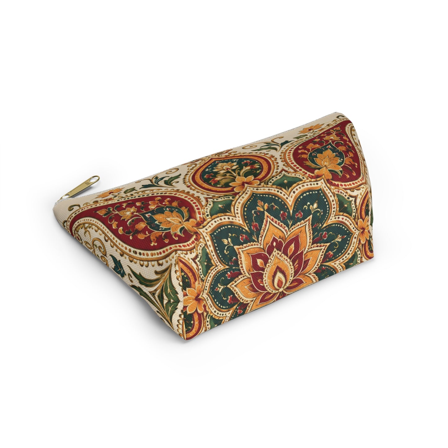 Indian Vintage Floral Mandala Makeup Pouch