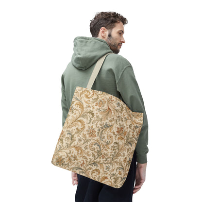 William Morris Floral Scroll Damask Full Art Tote Bag