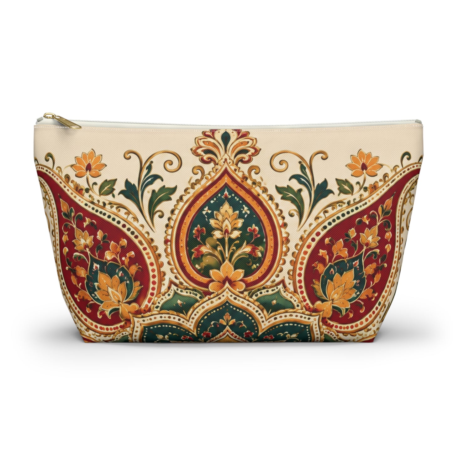 Indian Vintage Floral Mandala Makeup Pouch