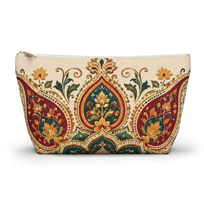 Indian Vintage Floral Mandala Makeup Pouch