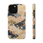 Vintage Japanese Floral Wave Magnetic Impact-Resistant iPhone Cases