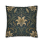 William Morris Damask Floral Lily Pillowcase Cover