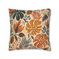 African Tribal Botanical Palm Pillow Case Cover