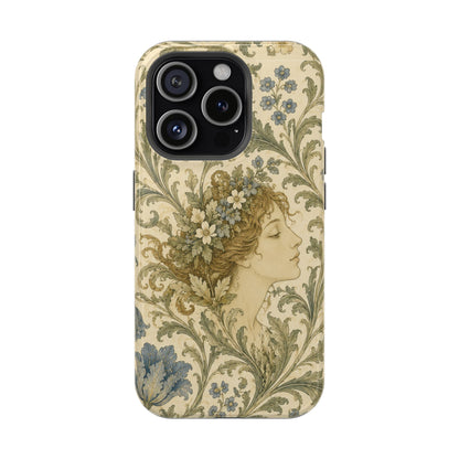 William Morris Vintage Portrait Magnetic iPhone Cases