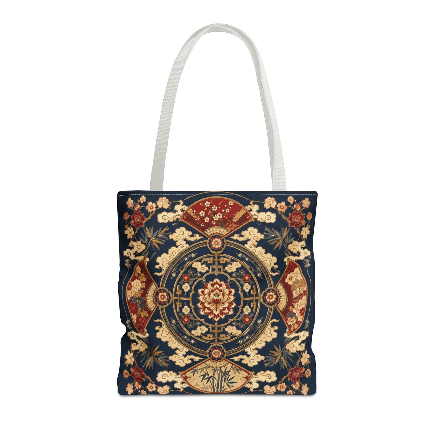 East Asian Mandala Full Art Tote Bag