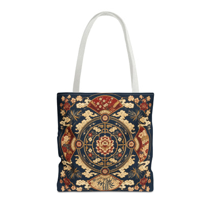 East Asian Mandala Full Art Tote Bag