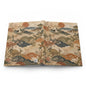 Vintage Japanese Animal Landscape Painting Hardcover Journal