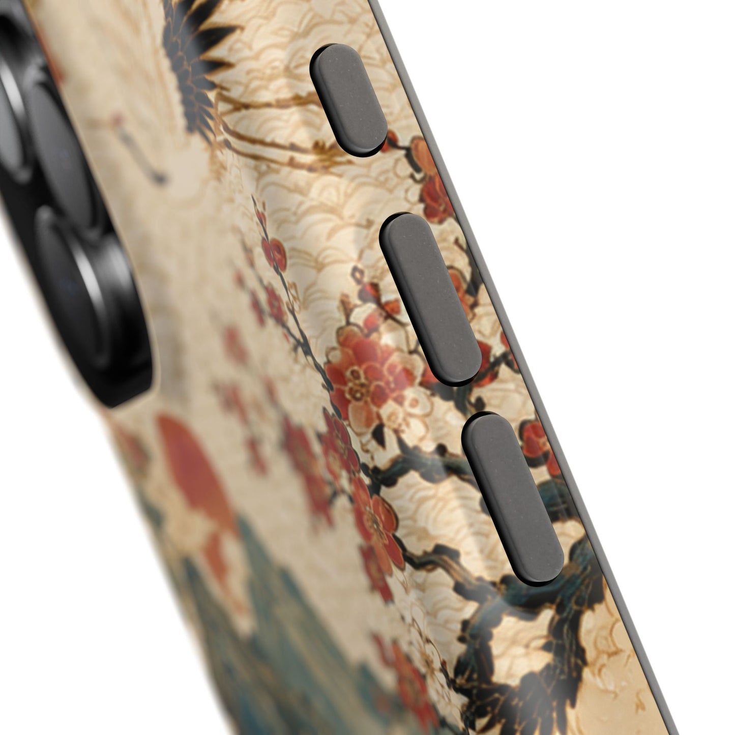 East Asian Vintage Landscape iPhone Case | Magnetic Impact-Resistant Case