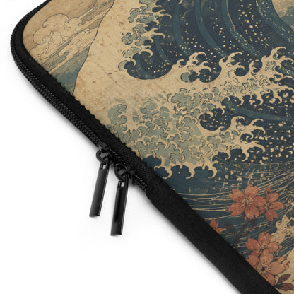 Vintage Japanese Wave Laptop Sleeve Case