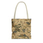 Vintage Japanese Floral Painting Full Art Tote Bag