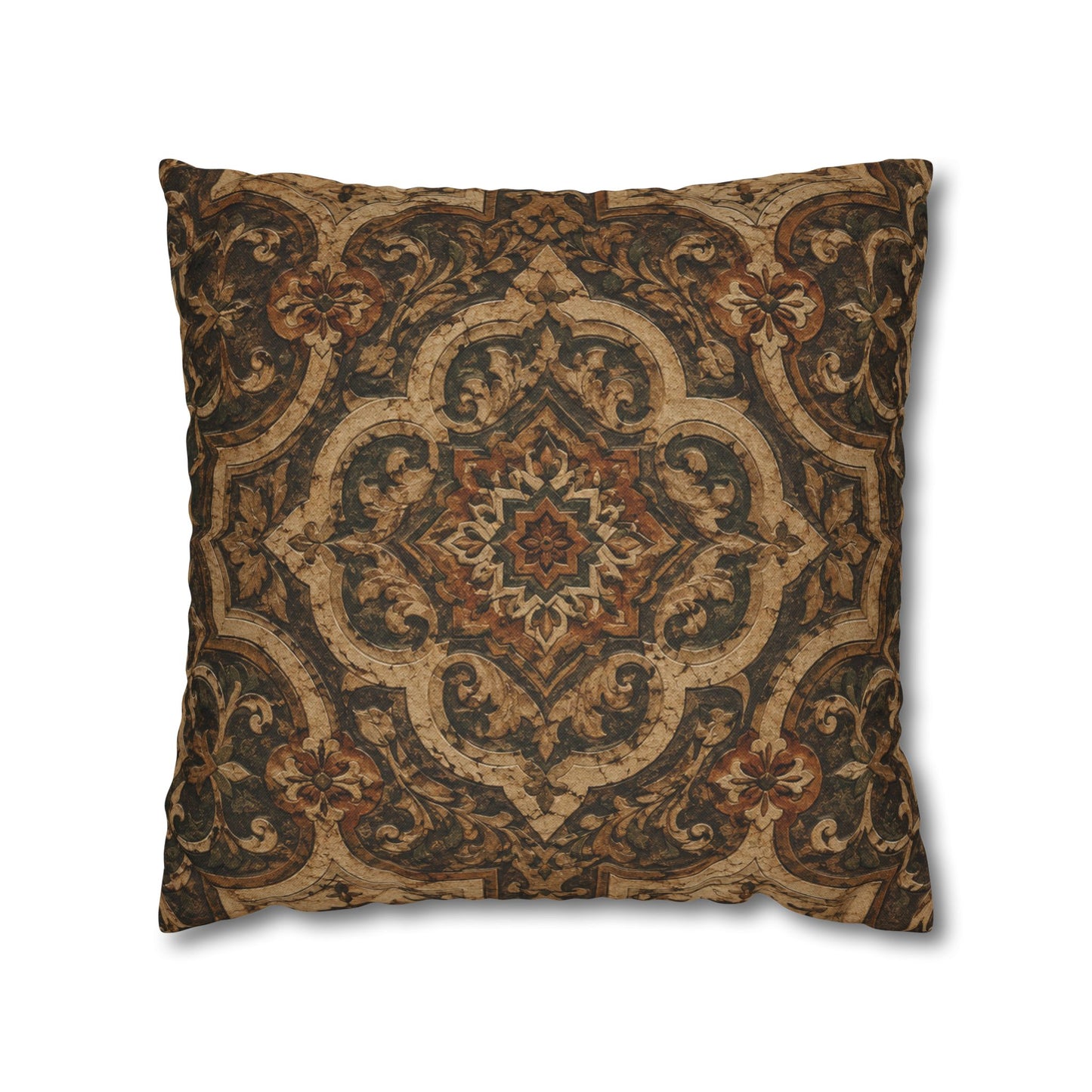 Moroccan Mandala Pillow Case Cover