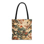 East Asian Vintage Landscape Full Art Tote Bag