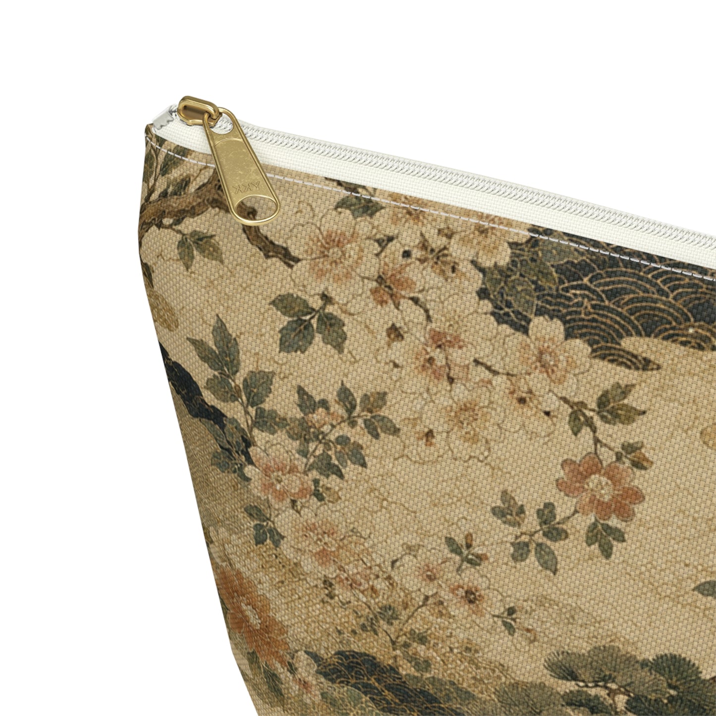 Vintage Japanese Floral Make Up Accessory Bag
