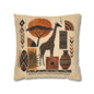 African Safari Giraffe Pillowcase Cover