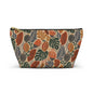 African Tribal Botanical Cacti Leaf Accessory Pouch Makeup Bag