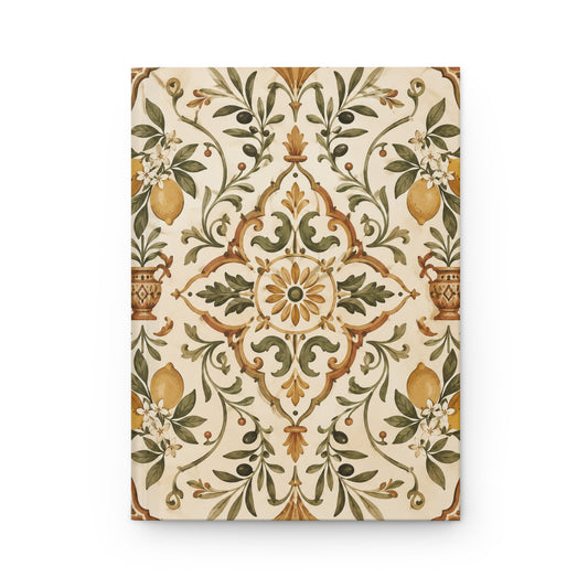 Mediterranean Moroccan Hardcover Journal