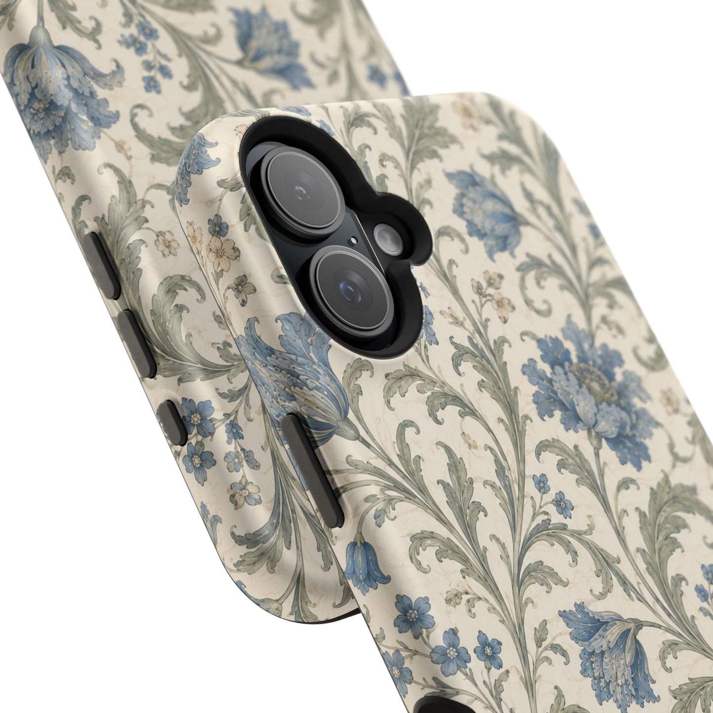 William Morris Floral Blue Magnetic iPhone Cases