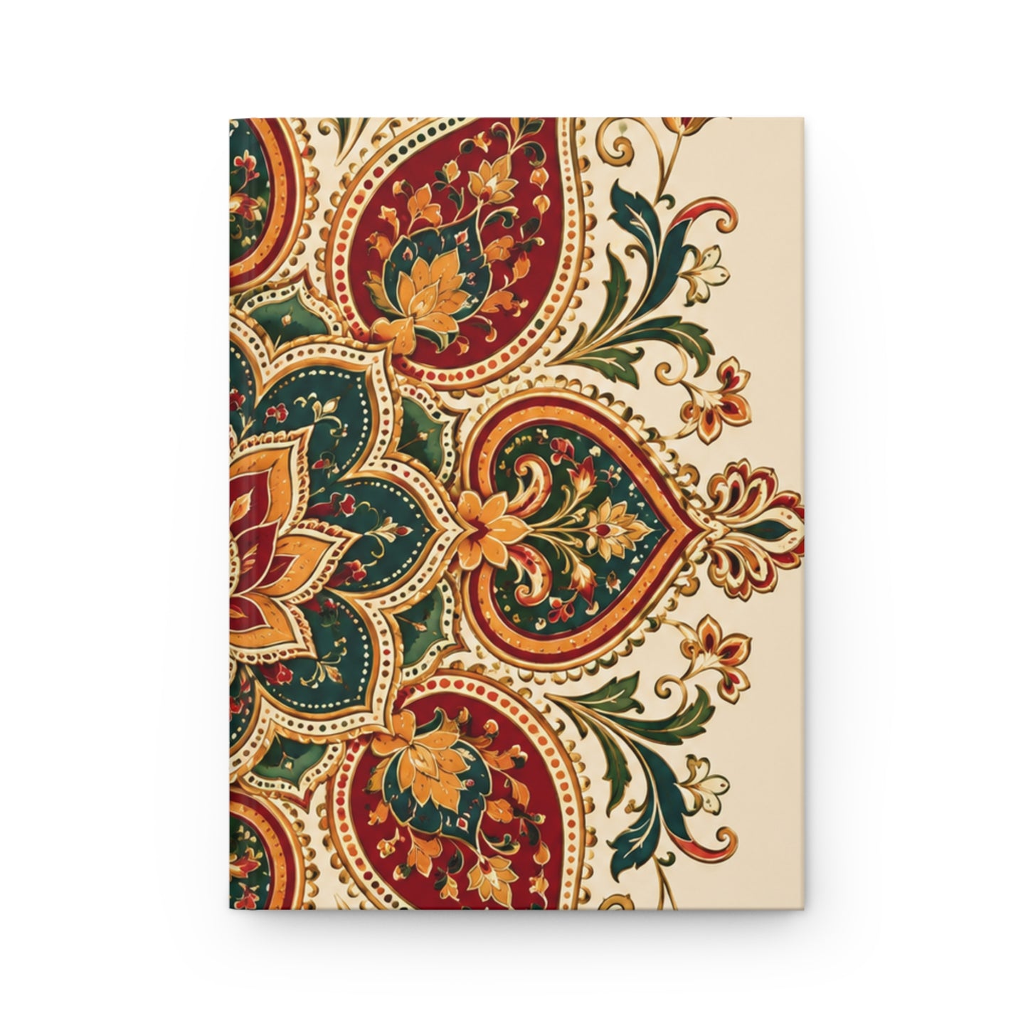 Indian Vintage Floral Mandala Hardcover Journal